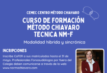 FORMACIÓN NORMA CHIAVARO – CoFER: CURSO DE FORMACION METODO CHIAVARO. TECNICA NM-F