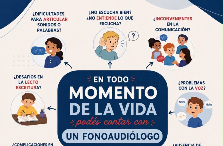 En todo momento de la vida, puedes contar con un profesional de la Fonoaudiología..